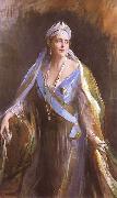 Philip Alexius de Laszlo Queen Marie of Roumania, nee Princess Marie of Edinburgh, 1936 Sweden oil painting artist